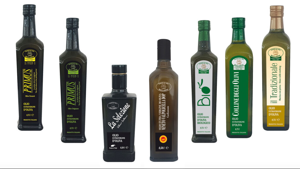FRANTOIO BALLARINI bottiglie di olio
