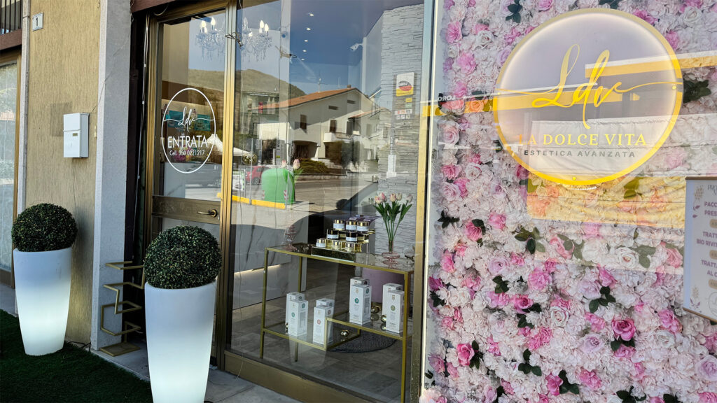 LA DOLCE VITA centro estetico esterno negozio