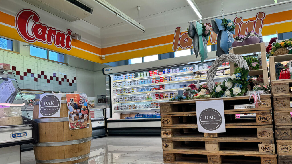 SUPERMERCATO SOMETTI reparto carni e latticini