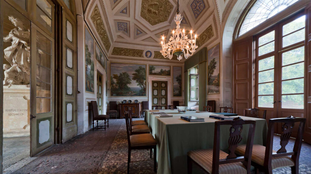 Villa Sagramoso Perez Pompei sala interna della villa