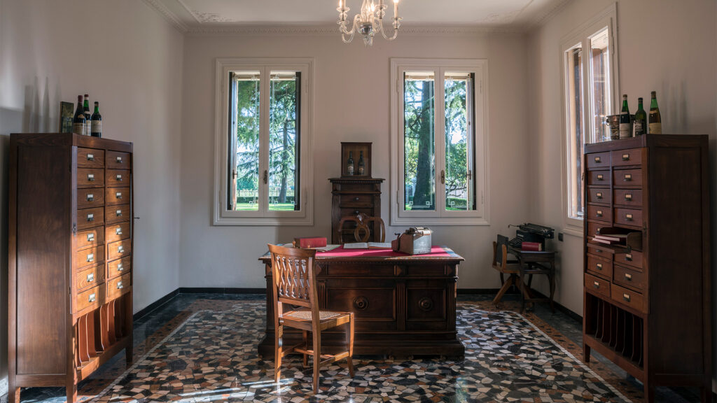 Cantina Santi Illasi, studio interno alla villa