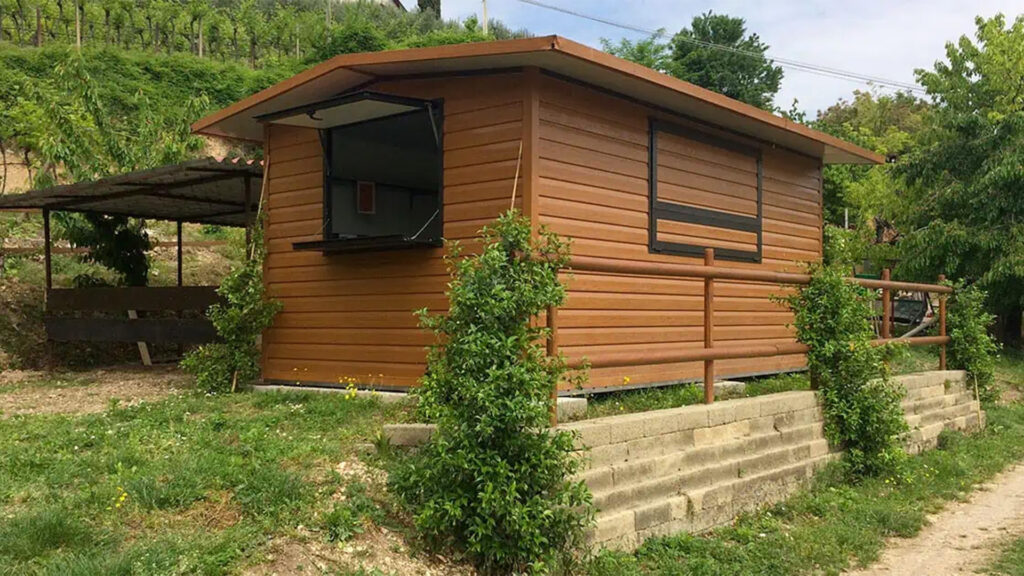 Salgaro Azienda Agricola casetta in legno punto vendita