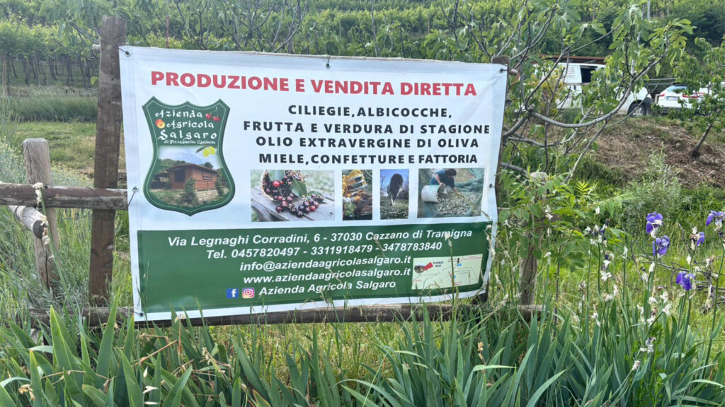 Salgaro Azienda Agricola cartello pubblicitario